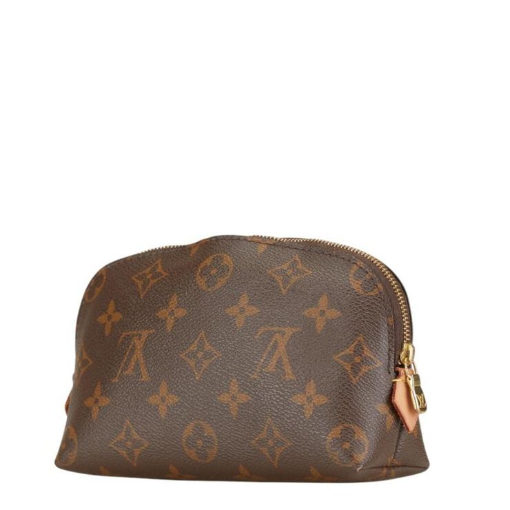 Louis Vuitton Vintage Louis Vuitton Cosmetic Pouch Brown