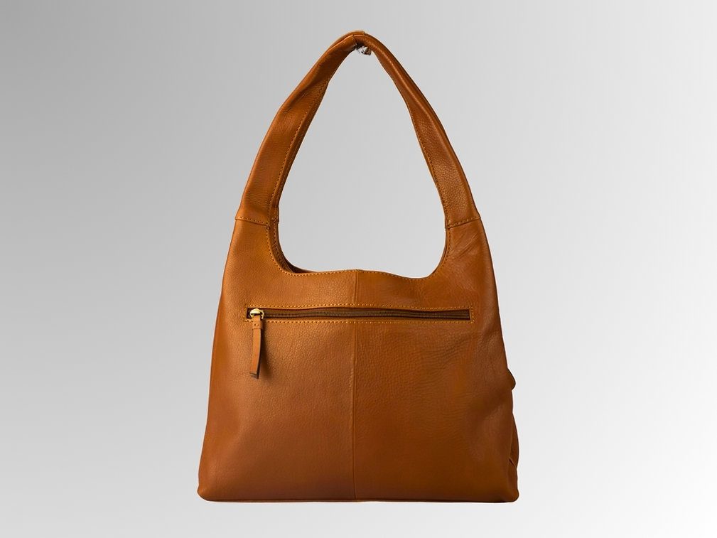 Lioné Manon Hand/ Schoudertas Cognac