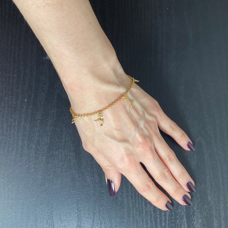 Bracelet gymnastique rythmique - Plaqué or