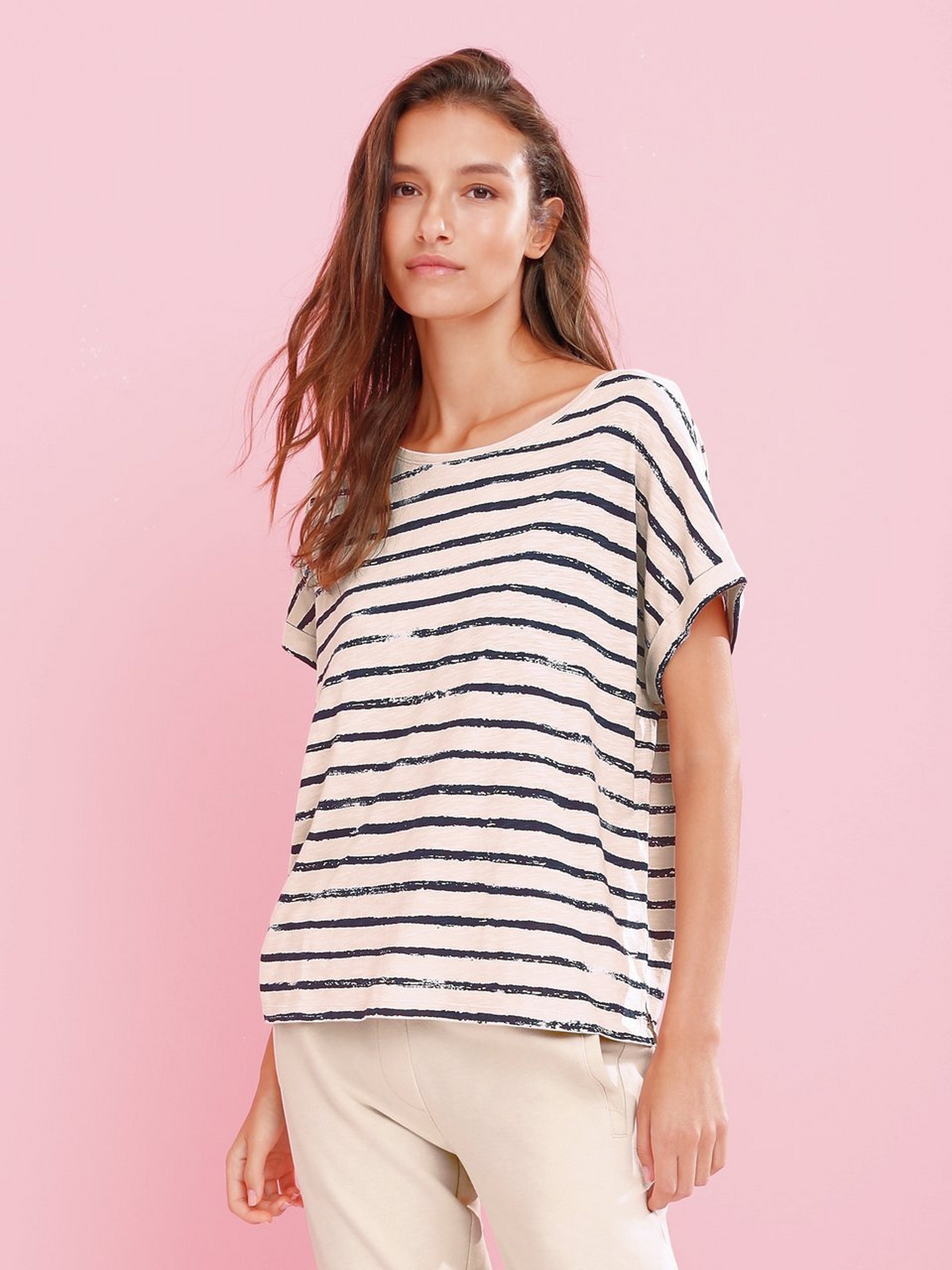 Rundhals-Shirt