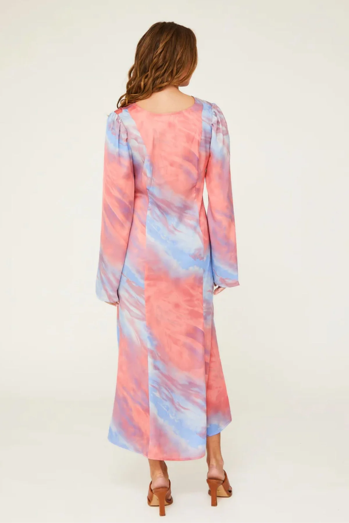 A-View Carina Dress 256 coral blue