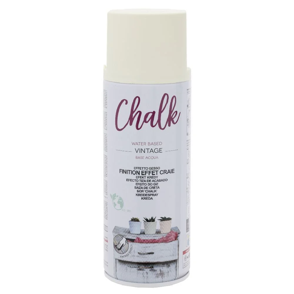 Peinture aérosol Chalk effet craie 400 ml Jaune