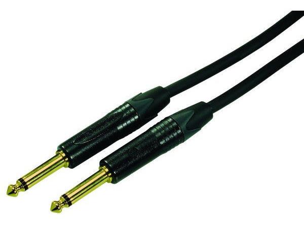 Contrik Instrumentenkabel NPIK10-BL 10 m Premium Instrumentenkabel konfektioniert mit Neutrik-Stecker NP2X-B