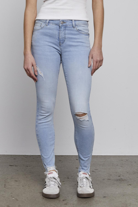Noisy may blauwe dames jeans