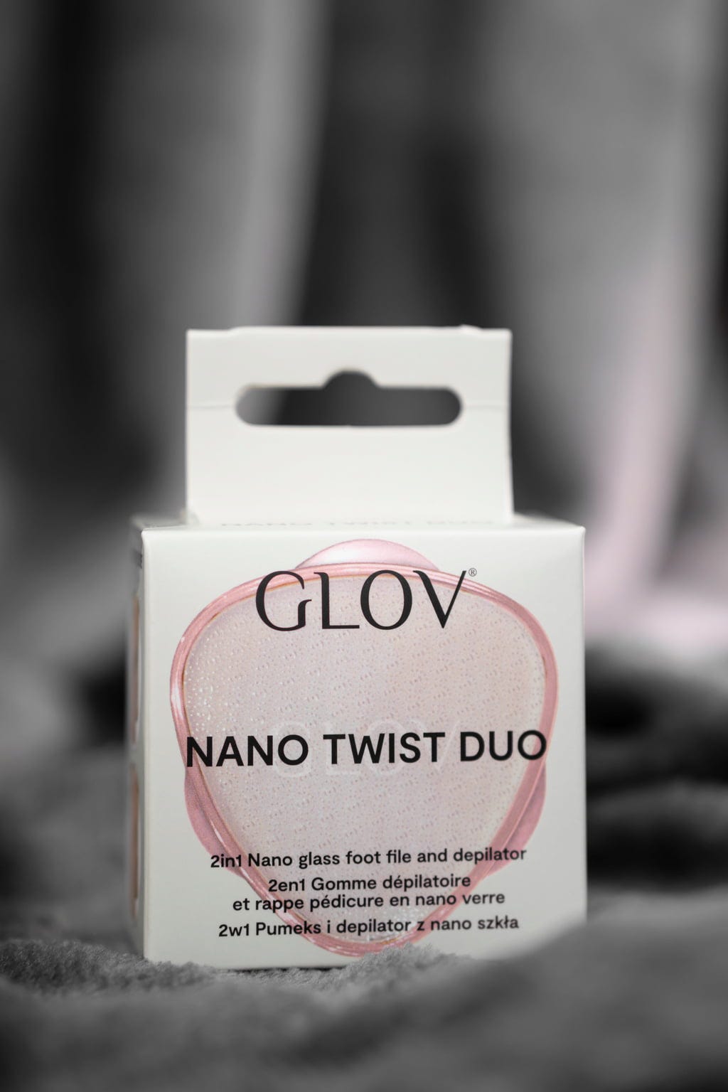 GLOV  Nano Twist Duo 2in1 Nano Glass Foot File & Depilator