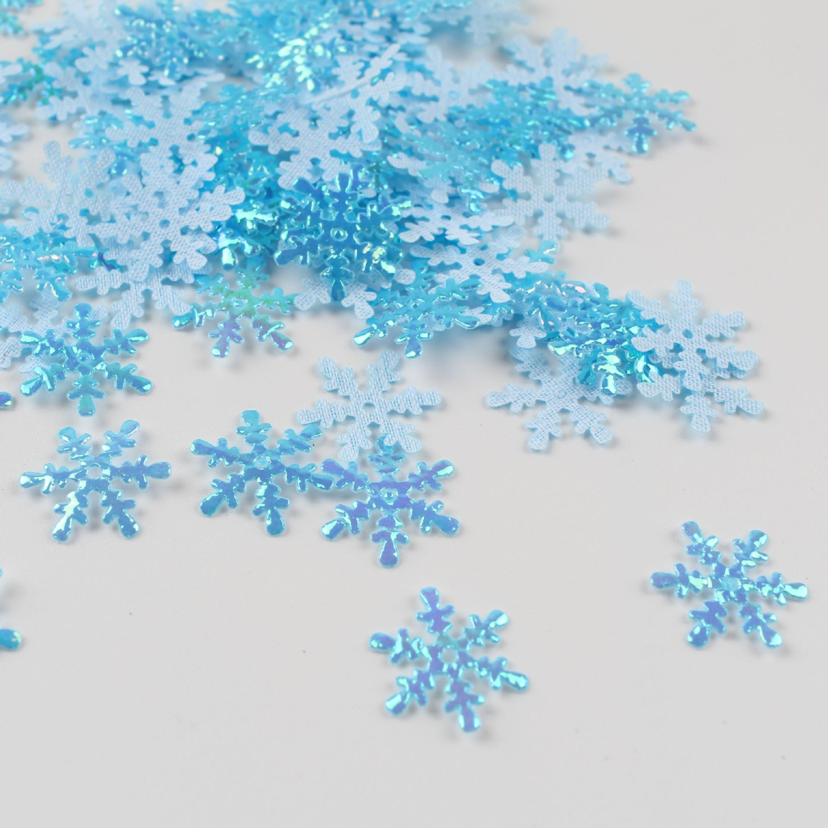 (300er Set) Konfetti Schneeflocken Party Dekoration Streukonfetti Tischdekoration - Blau