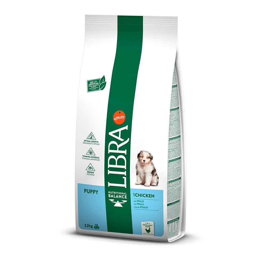Ração para cães Libra Puppy sabor Frango e Arroz
