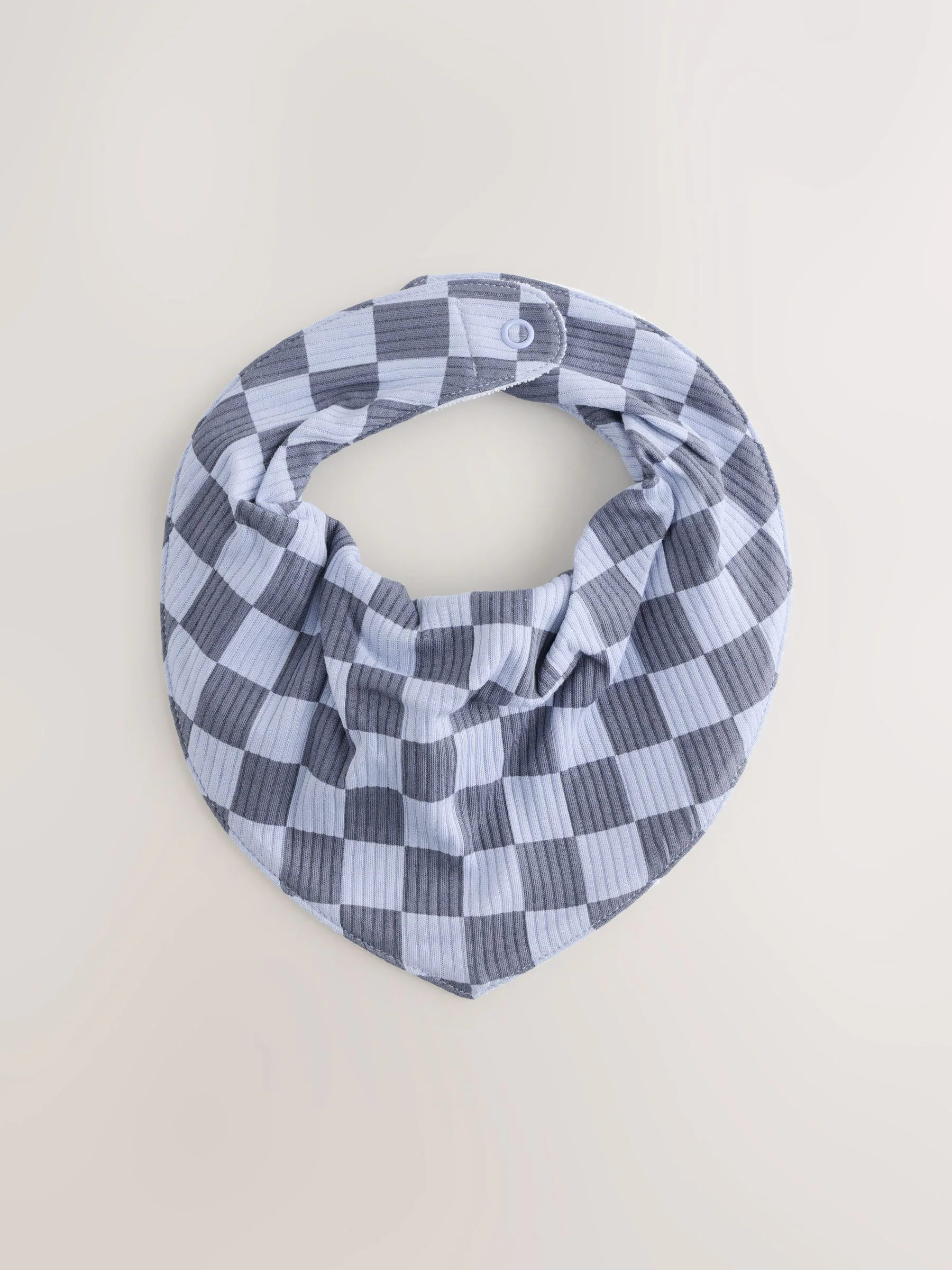 Blauw Little Brother - Verpakking met 2 babyslabbetjes