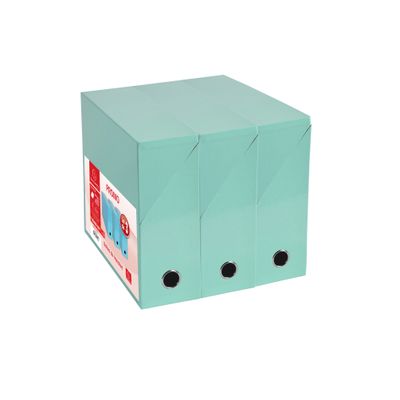 Exacompta Aquarel - 3 boîtes de transfert - dos 90 mm - disponible dans différentes couleurs