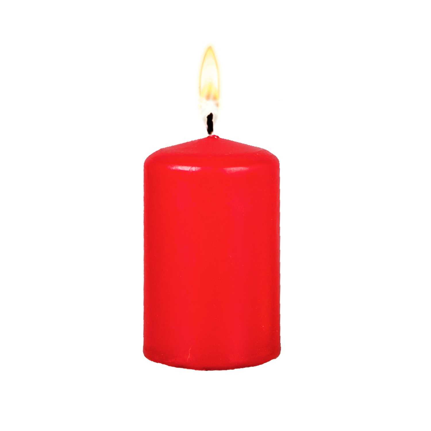 Gies Stumpenkerze 80x48mm rot