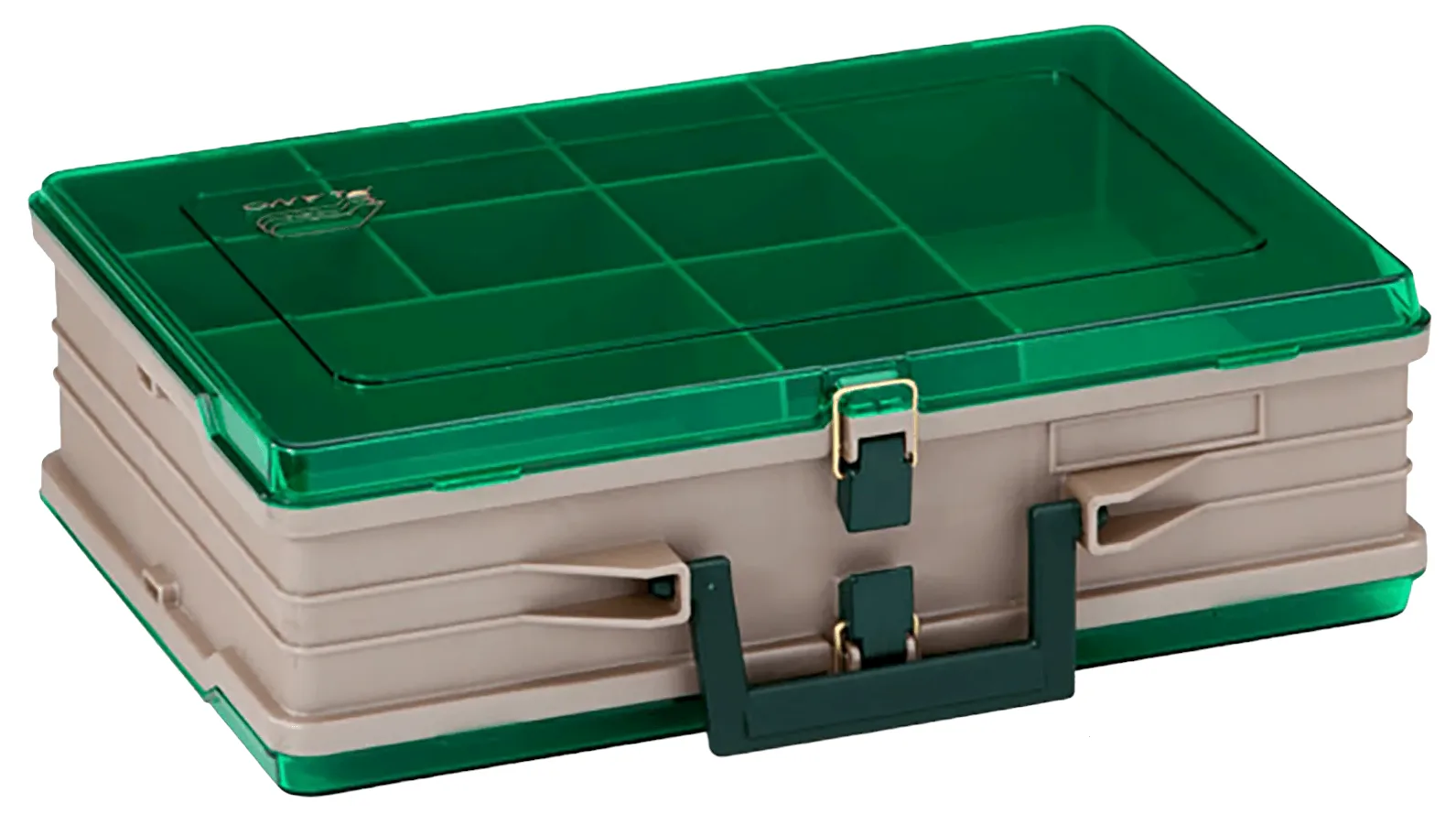 Plano 111906 Magnum-Sndst.W/Green Lids