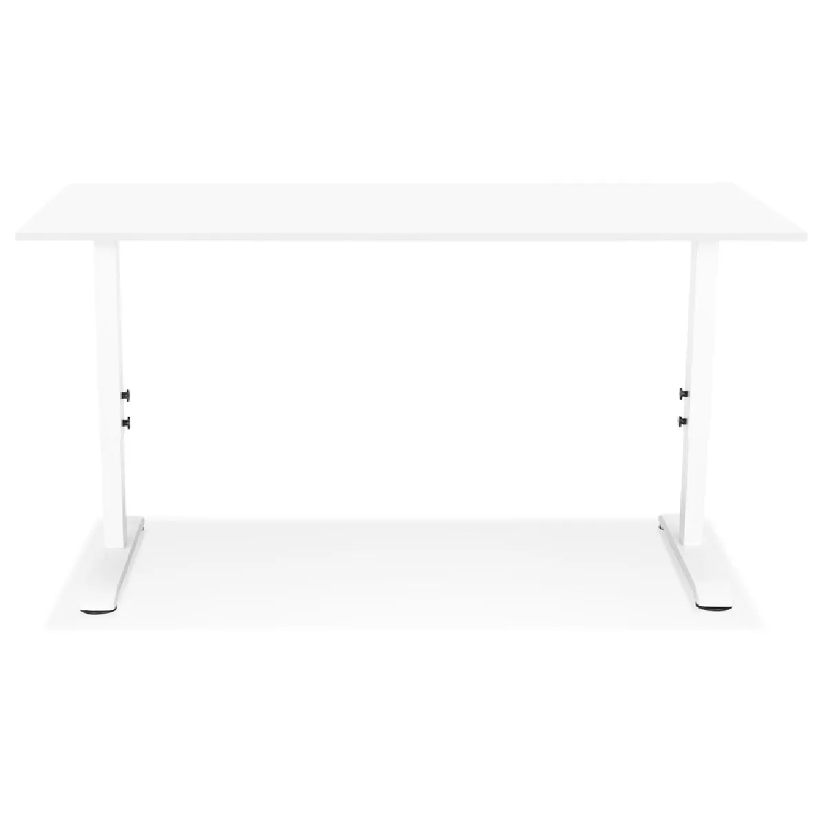 ALTEREGO Osmose Bureau réglable en hauteur - Blanc - 160x80 cm