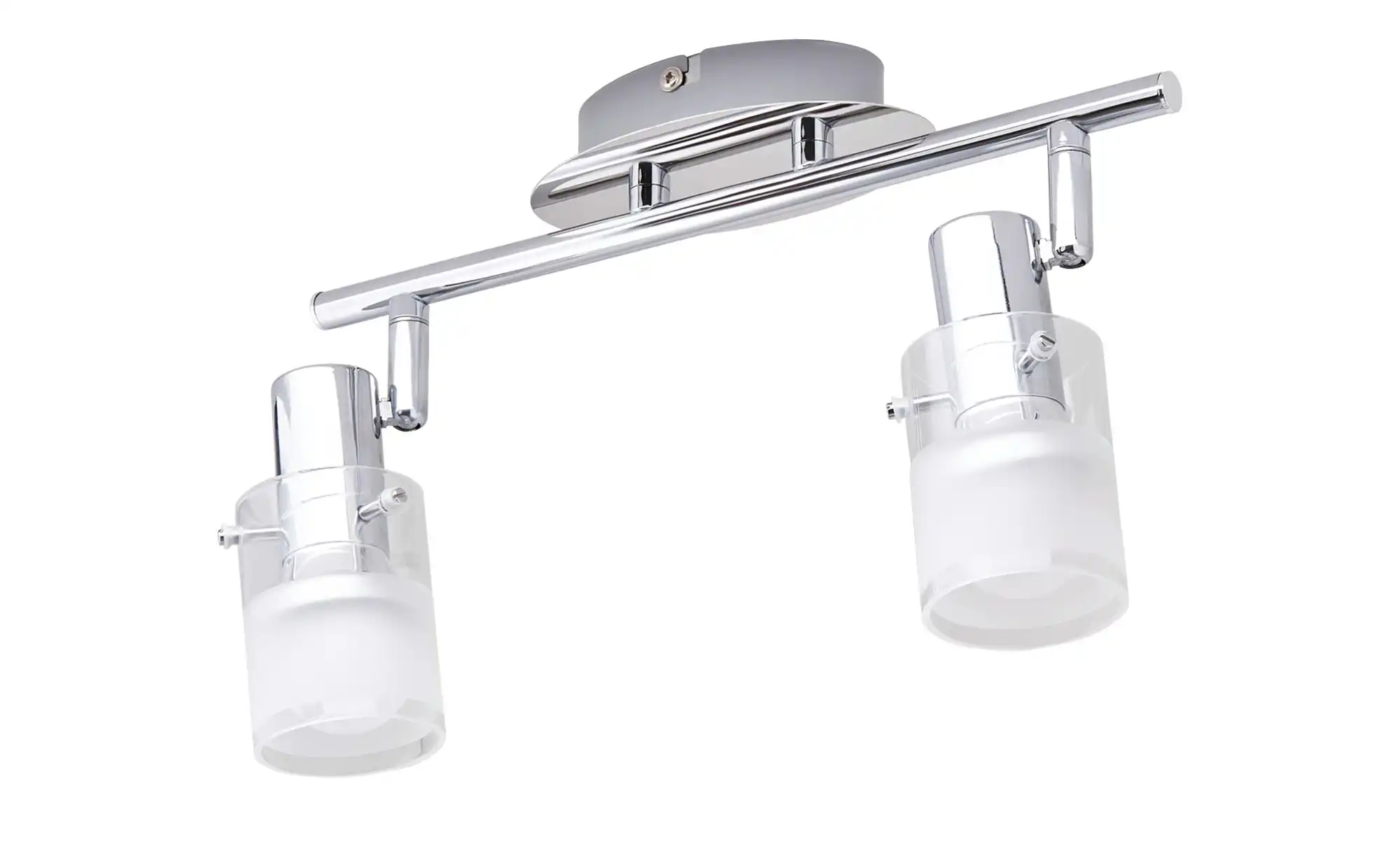 KHG LED-Deckenstrahler, 2-flammig Glas teilsatiniert