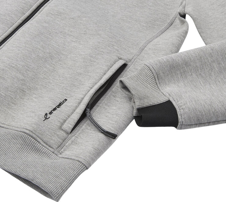 Energetics Bros Full Zip Sweatshirt Grå