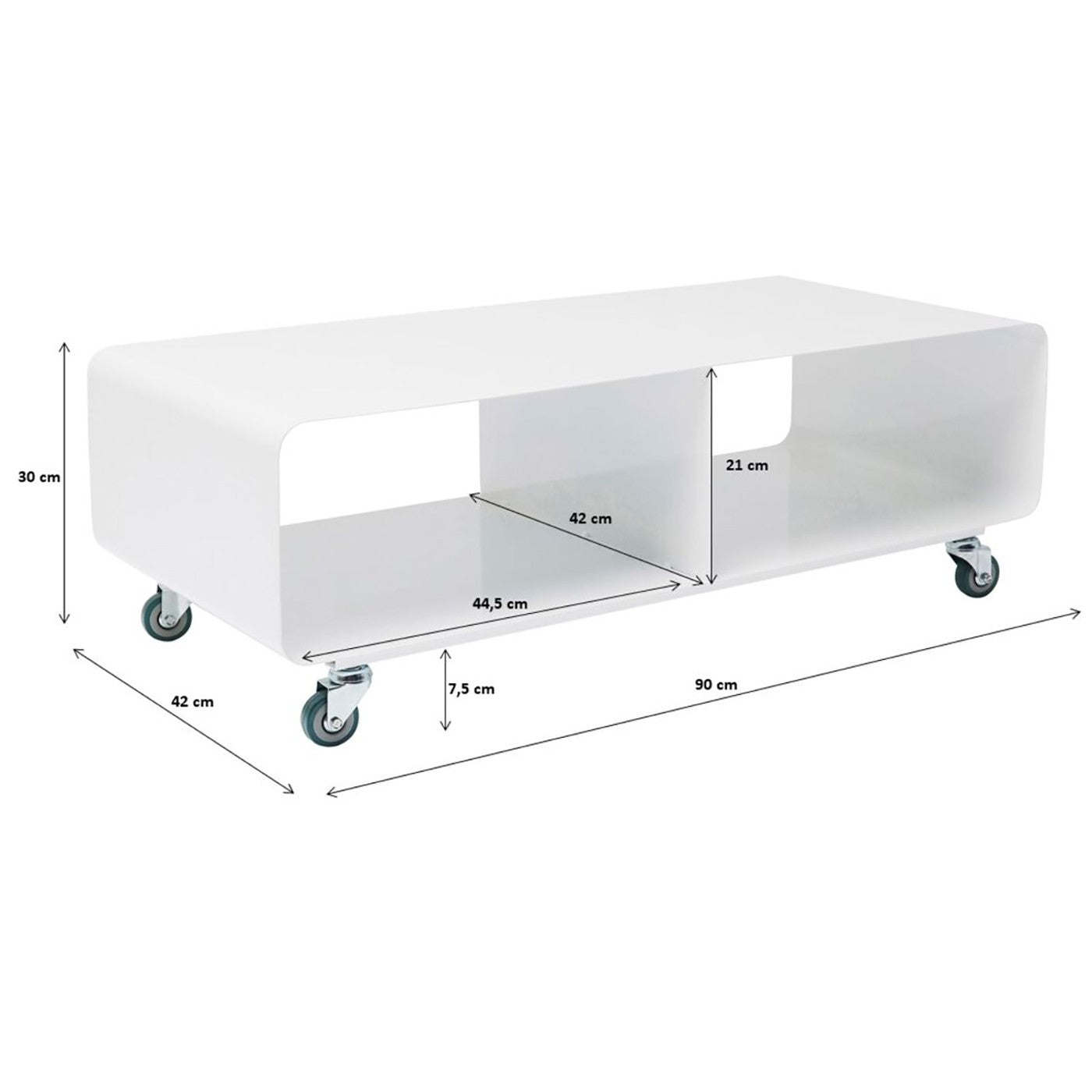 TV-meubel Lounge wit Kare Design