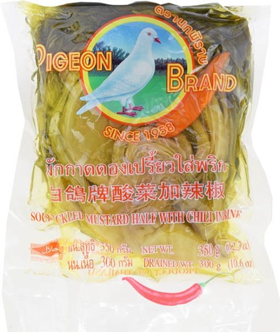 Pigeon Zure Gepekeld Mosterdkool Chili 350g