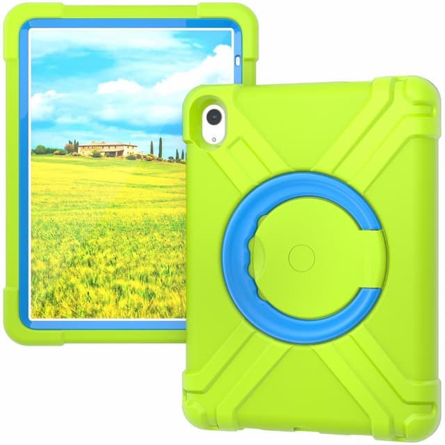 Til iPad 10.9 (2022) 360-graders rotationsstativ-tabletcover Anti-faldbeskyttelse