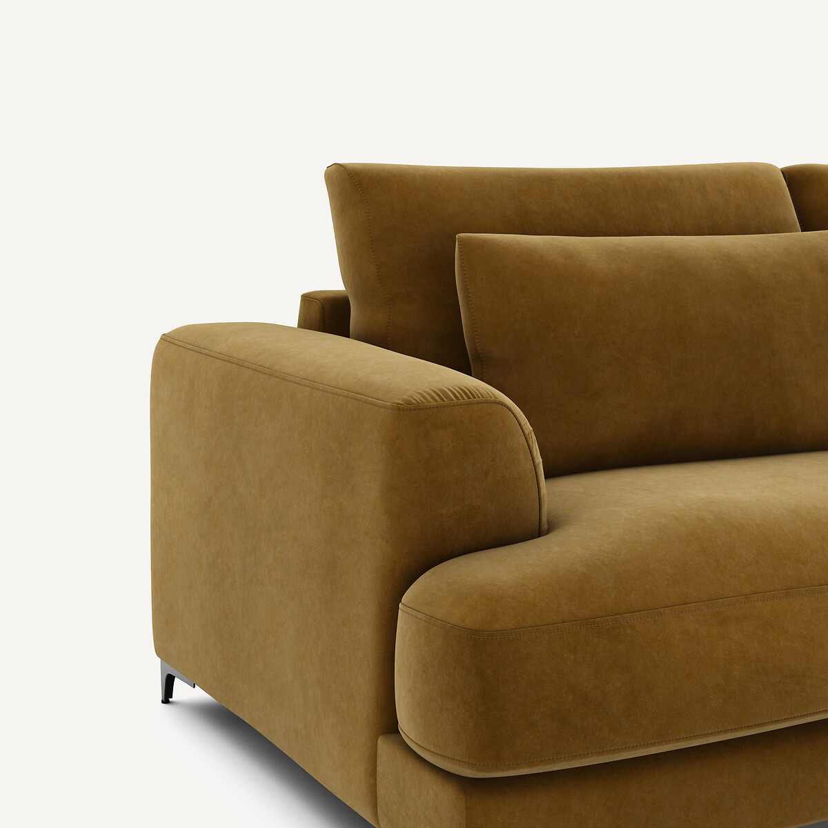 AM.PM<br>Sofá-cama de 3 lugares em veludo, Marsile