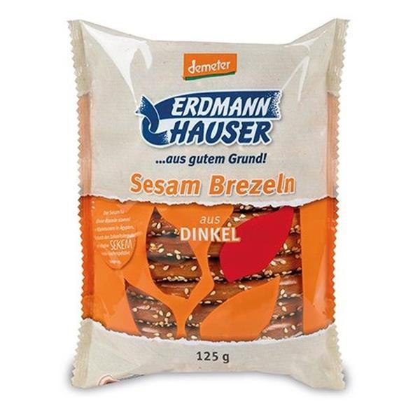 Brezel De Espelta Com Sésamo