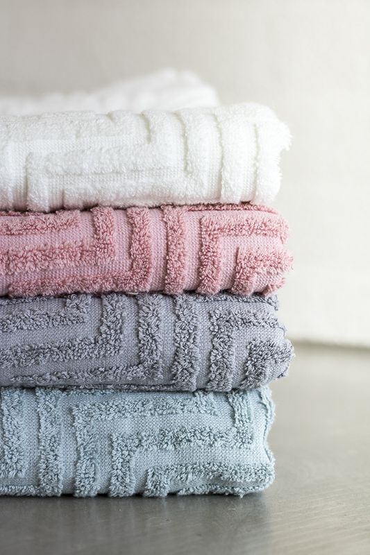 Filibabba Badehåndkle m/hette, Zikk Zakk Rosa