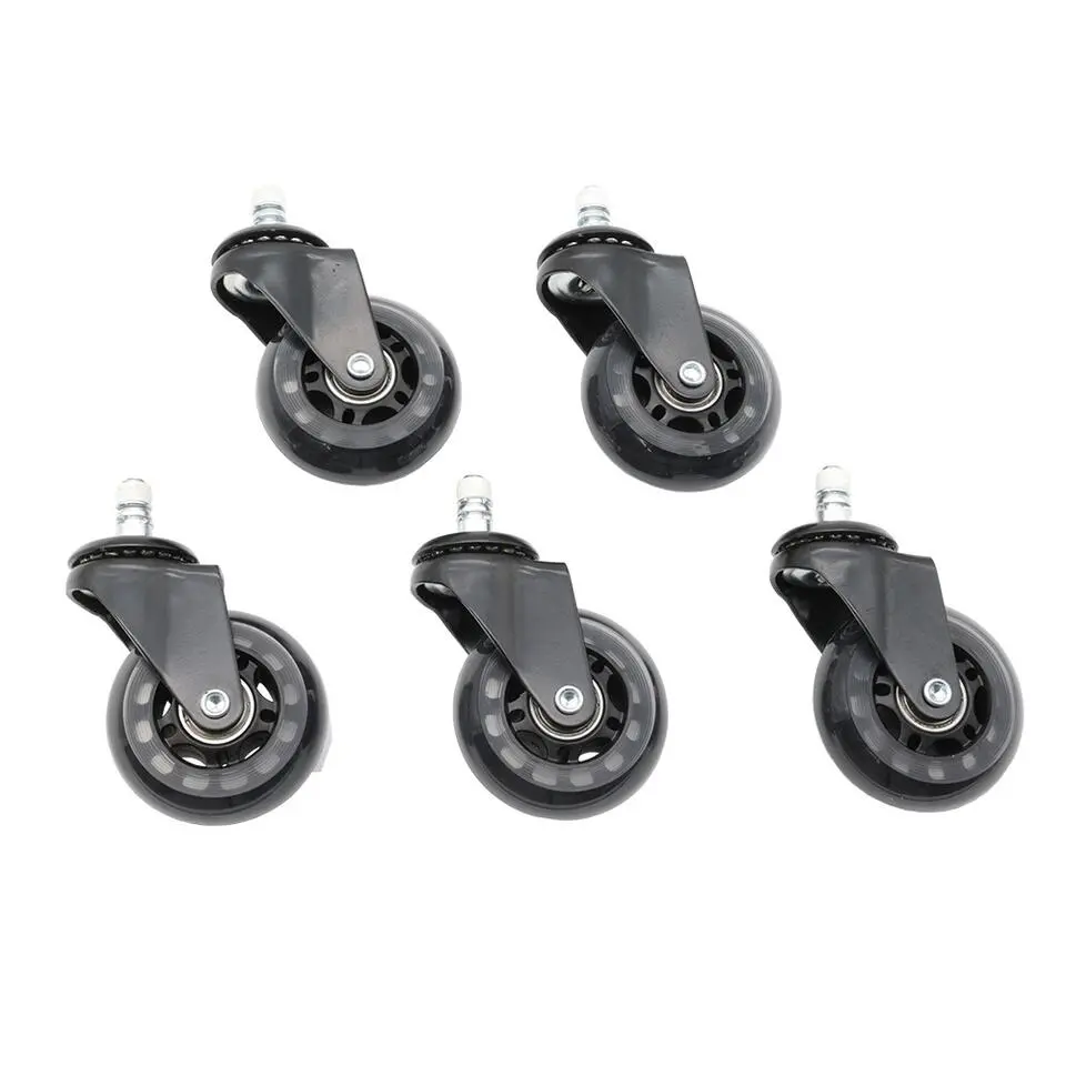 Skate wielen voor bureaustoel - Set van 5