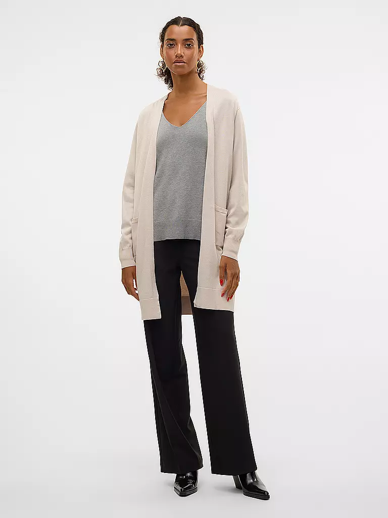 VERO MODA Strickjacke VMSILJE creme