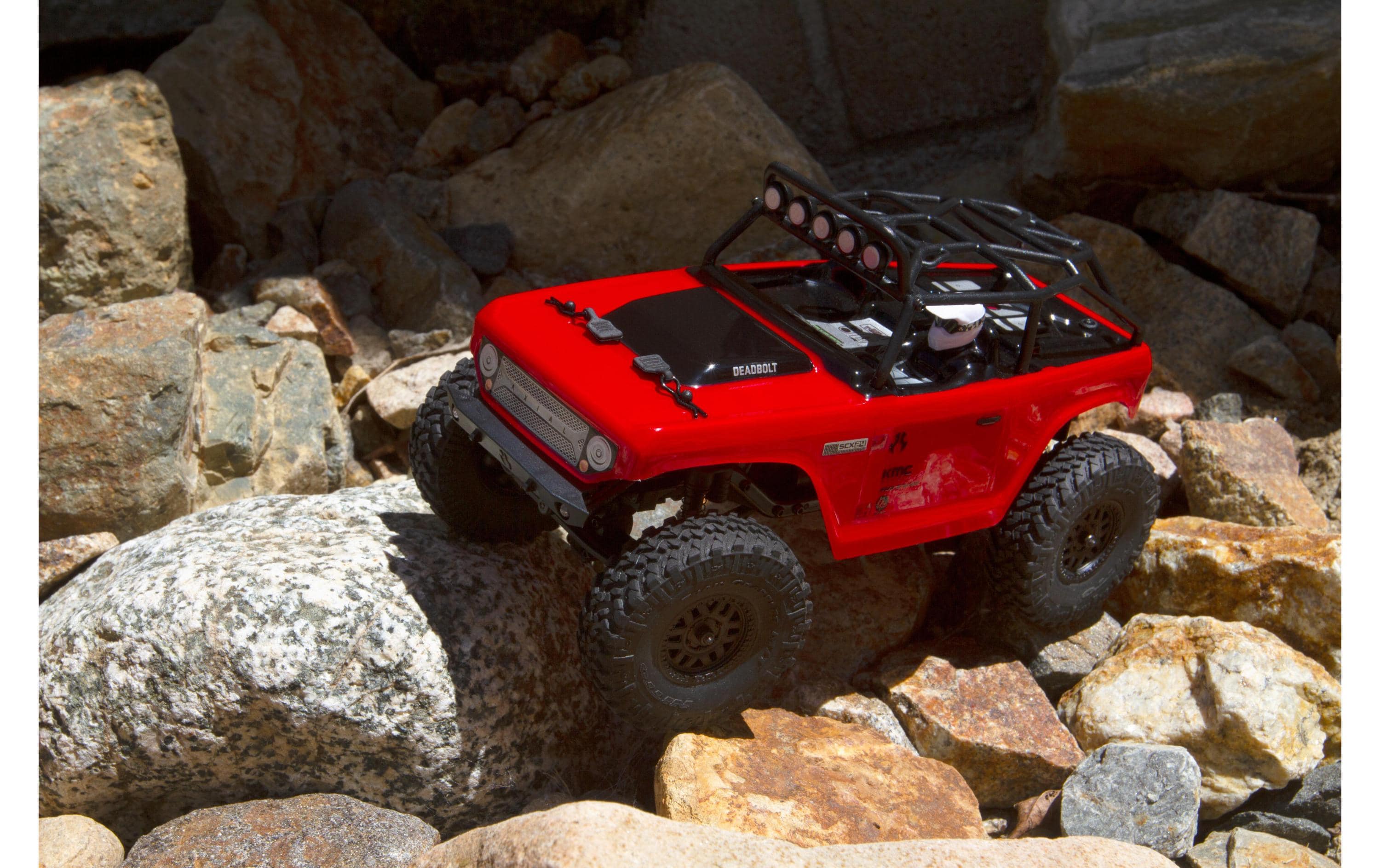 Scale Crawler SCX24 Deadbolt Rot, RTR, 1:24<br>Mini Scale Crawler