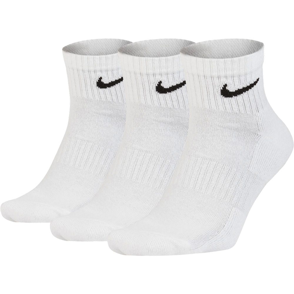 Nike Everyday Cush Ankle 3 Paar Socken weiß