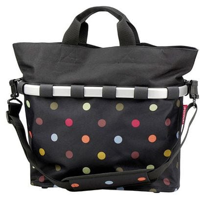 Sacoche de Porte-Bagage Klickfix Bikebasket Oval M Dots