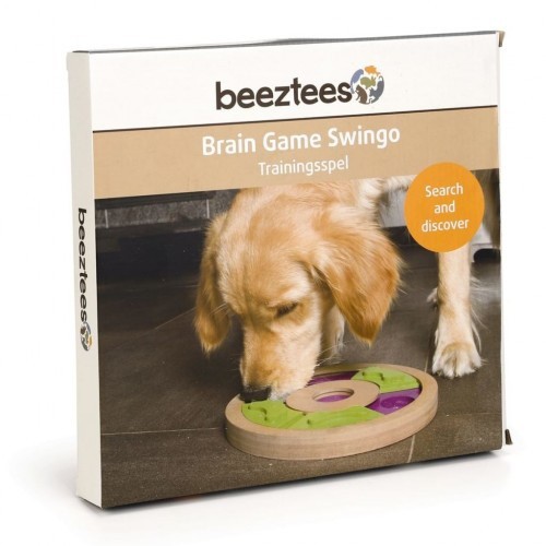 Brinquedo Inteligente Swingo para Cães, Roxo/Verde