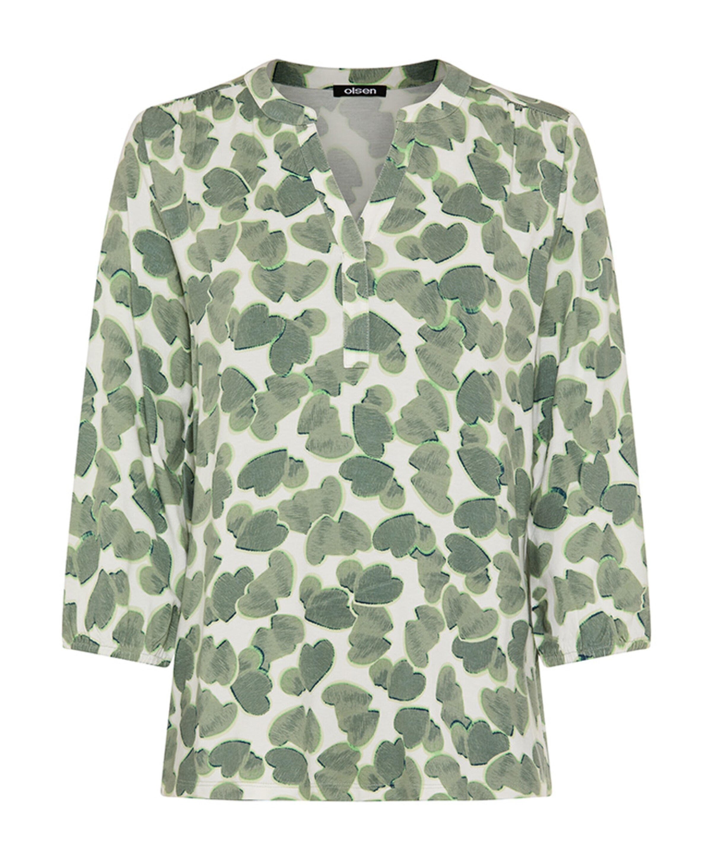 Olsen Dames longsleeve groen