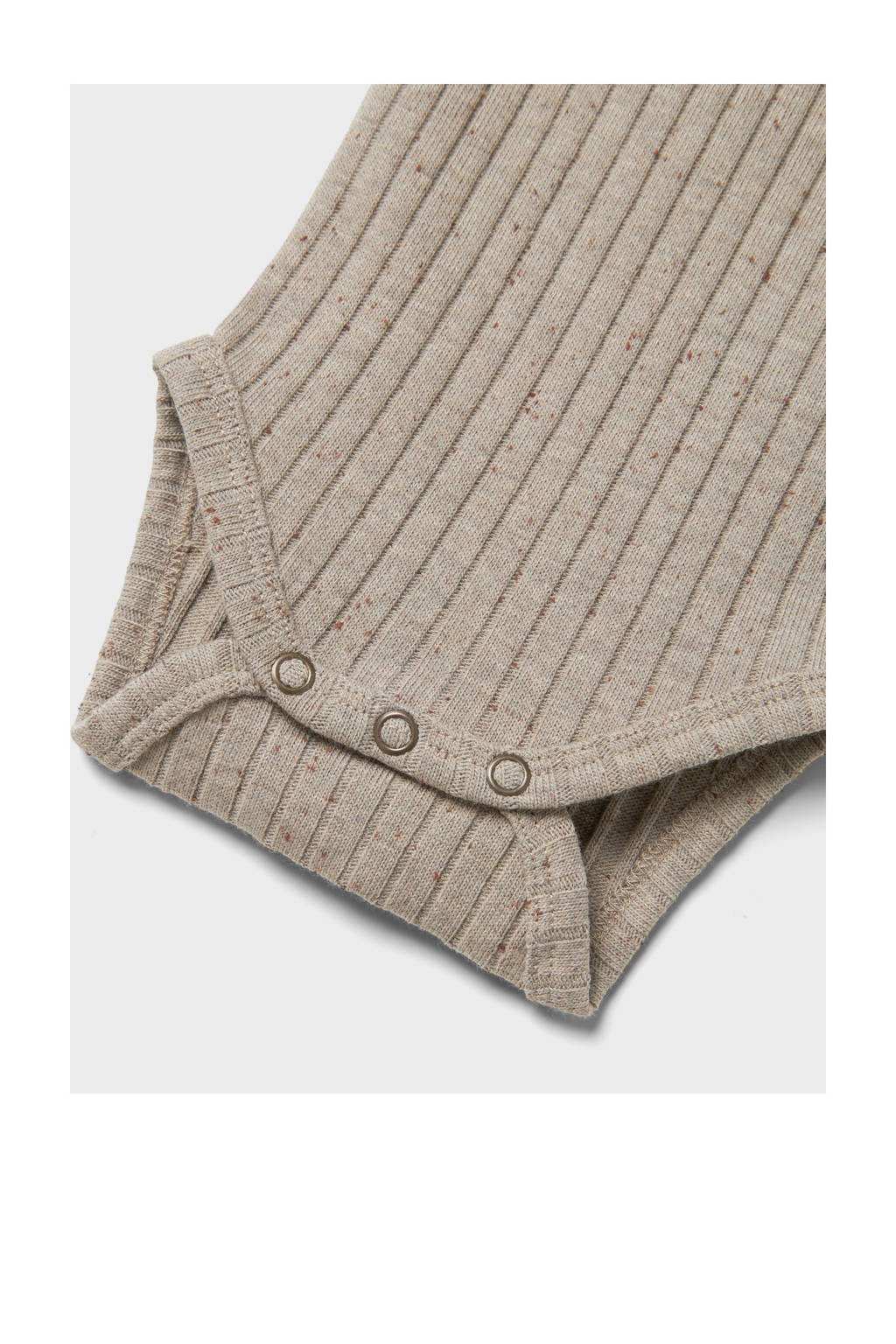 LIL' ATELIER romper lichbruin