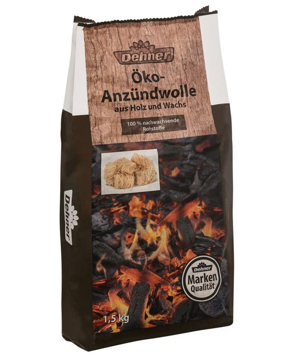 Dehner Öko-Anzündwolle, Holz, 1,5 kg