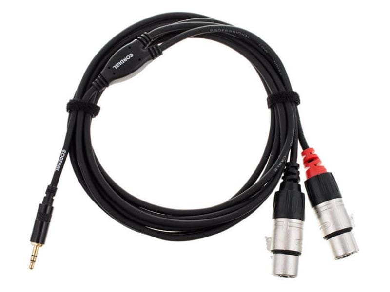 Cordial Audio-Kabel CFY 3 WFF 3.5 mm Klinke - XLR 3 m Studiokabel