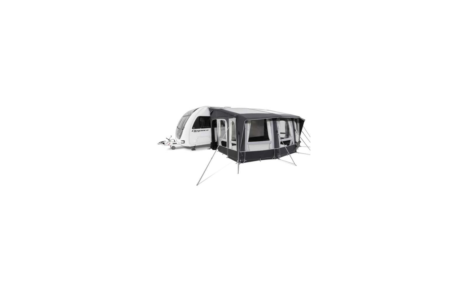 Dometic Ace AIR All-Season 400 S Aufblasbares statisches Vorzelt Anbauhöhe 235 - 265 cm Breite 4 m