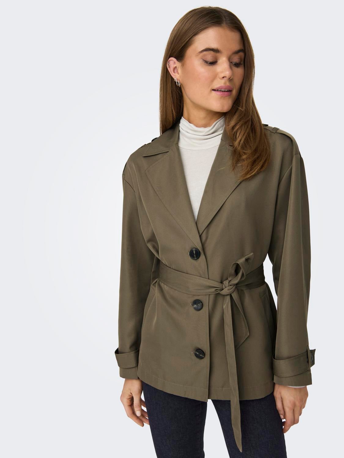 ONLLINE Trenchcoat Walnut