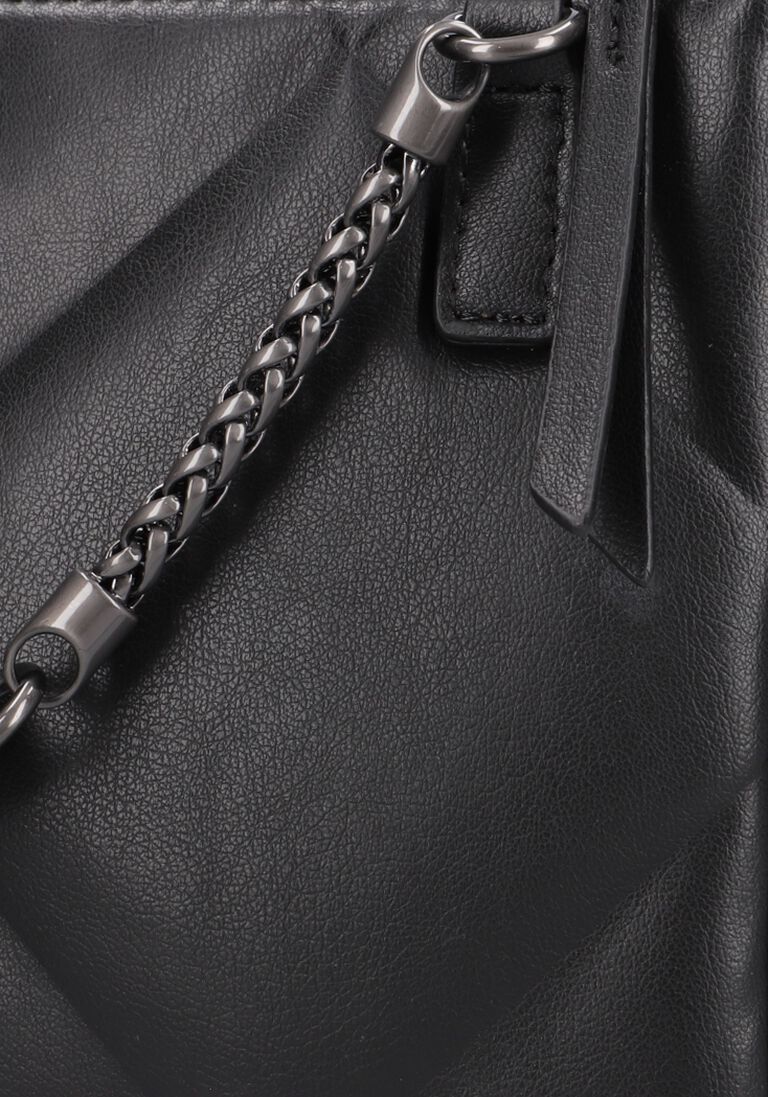 CALVIN KLEIN zwarte calvin klein schoudertas re-lock quilt crossbody