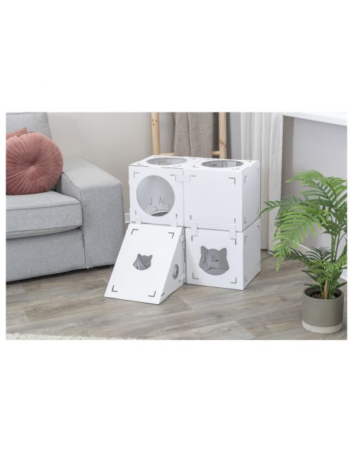 Trixie Kattenmeubel Finca Felice - Krabpalen - 125x62x62 cm Wit