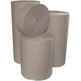 Rouleau de carton ondulé en papier kraft recyclé