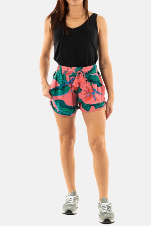 Short bermuda superdry beach 2ko pink paradise