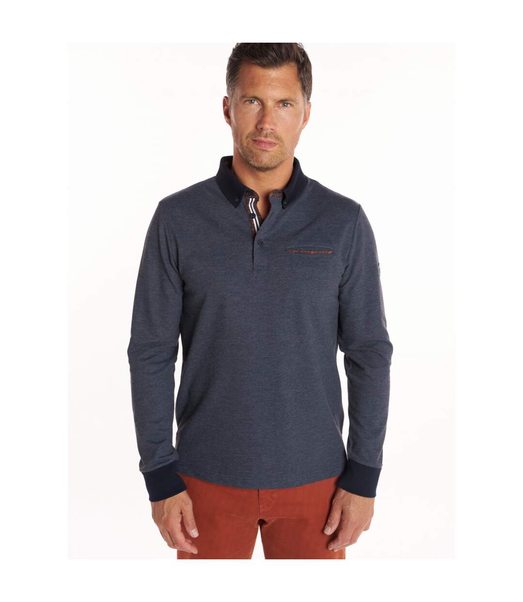 Polo maille piquée uni sport