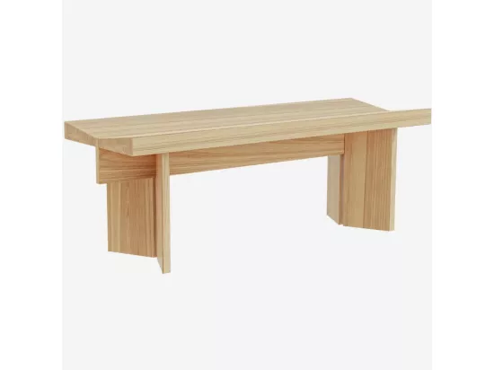 HABITAT - Banc en chêne - 130 cm - Design by Anthony Guerrée - Archie