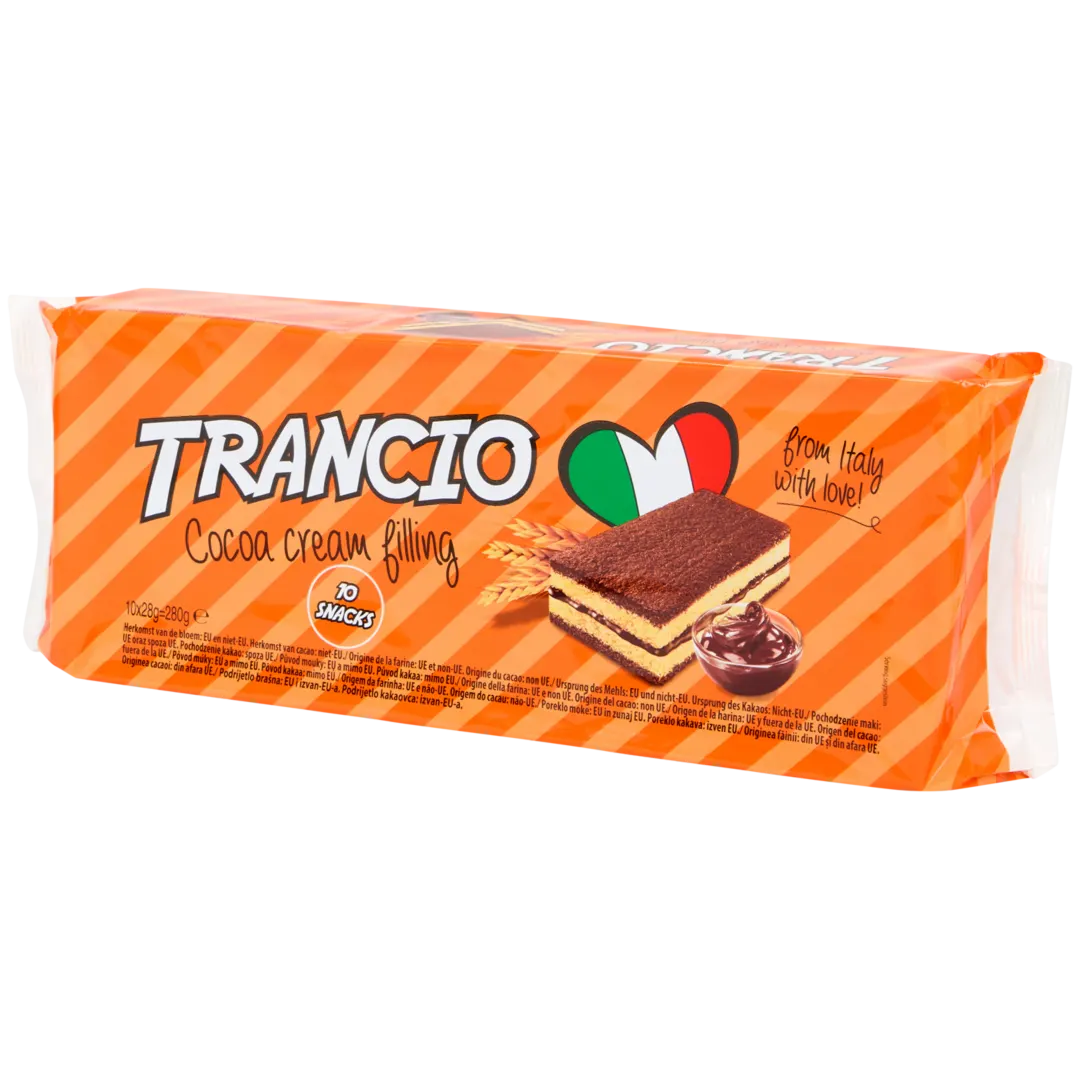 Trancio chocoladecakes 10 x 28 gram