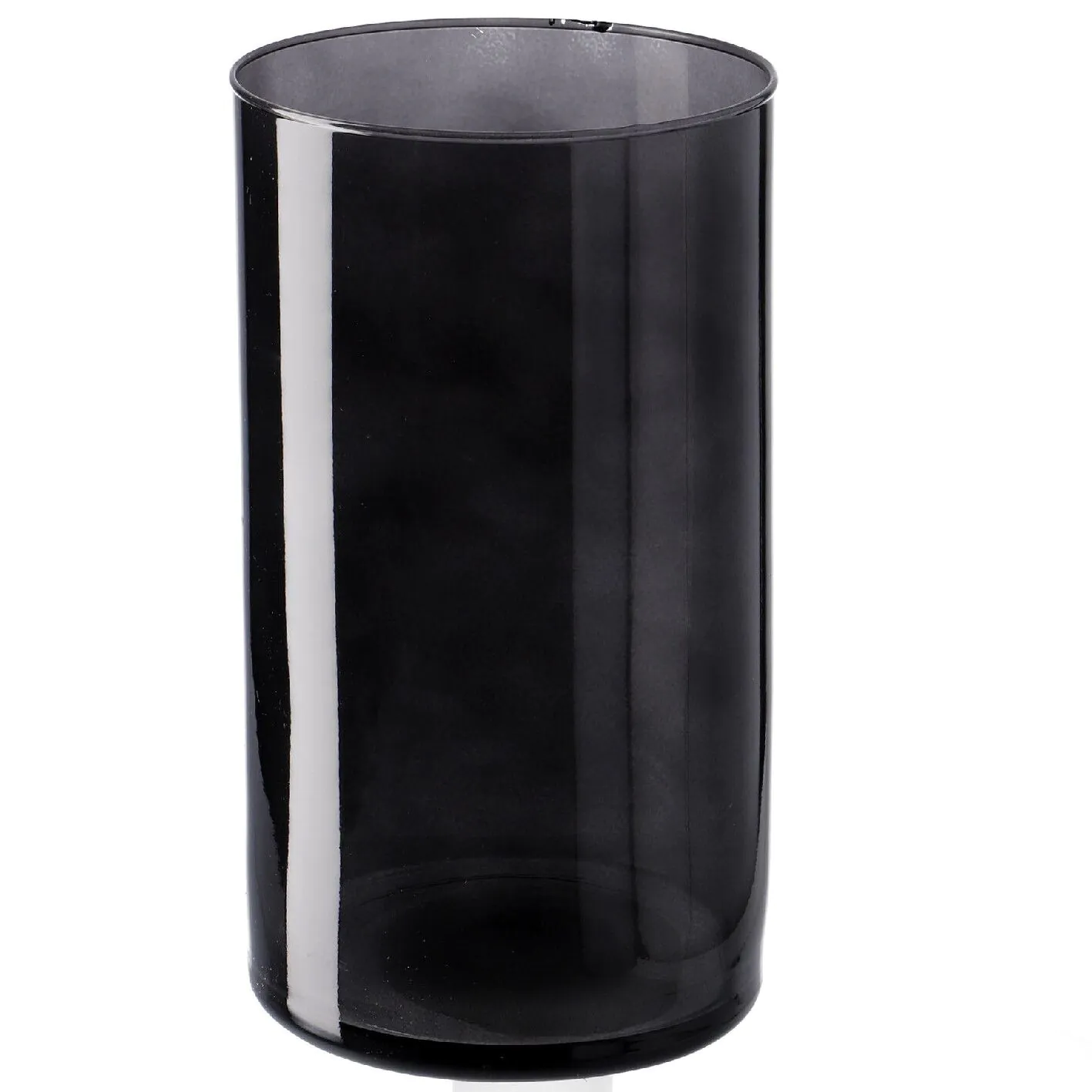 Vase Zylinder, anthrazit, 16 x 29 cm