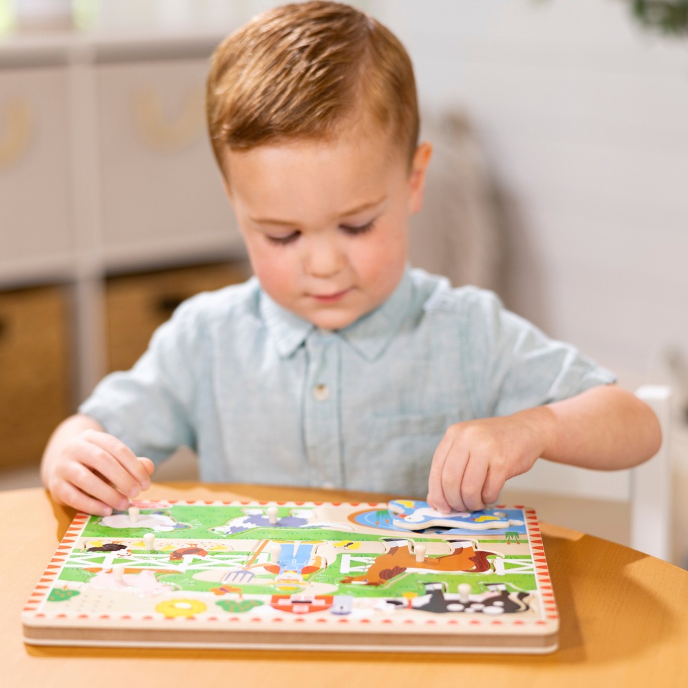 Melissa & Doug Holz-Soundpuzzle-Sortiment
