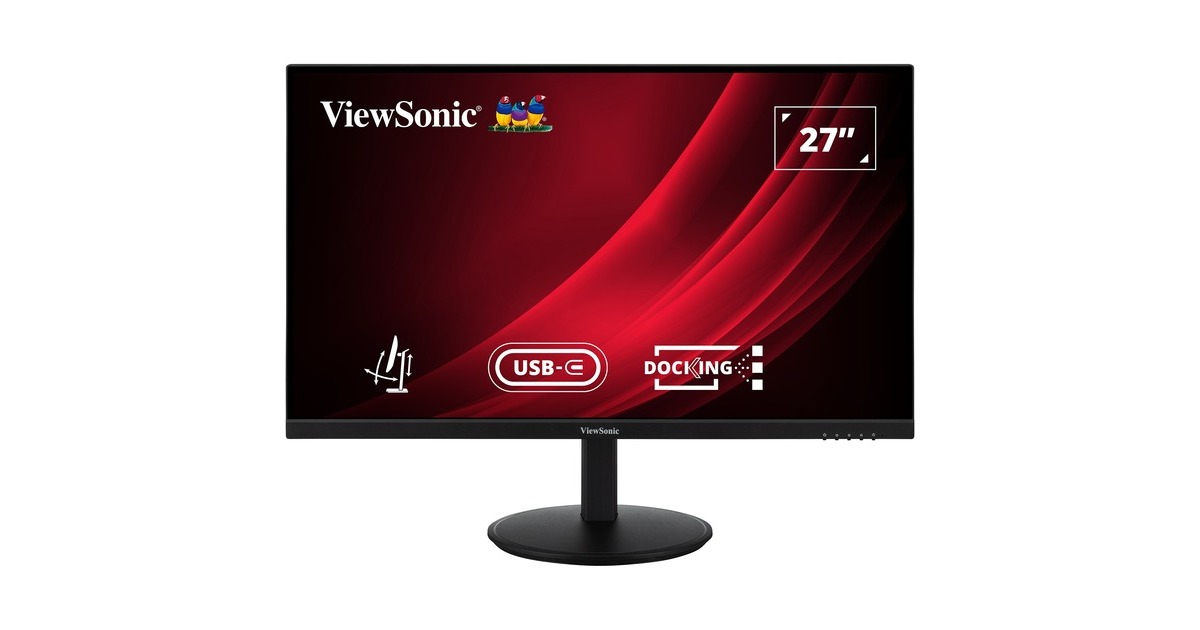 ViewSonicVG2709U-2K dockingmonitor met dubbele luidsprekers en Daisy Chain 27