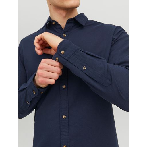 Jack&Jones Summer Skjorte, Navy Blazer, M