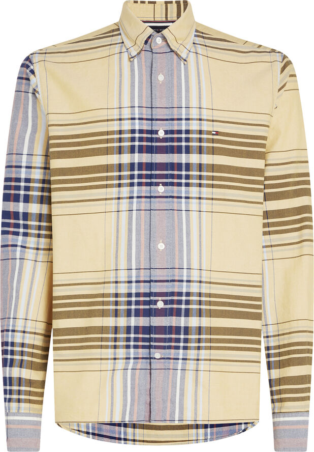 Tommy Hilfiger XL OXFORD CHECK RF SHIRT City yellow / multi