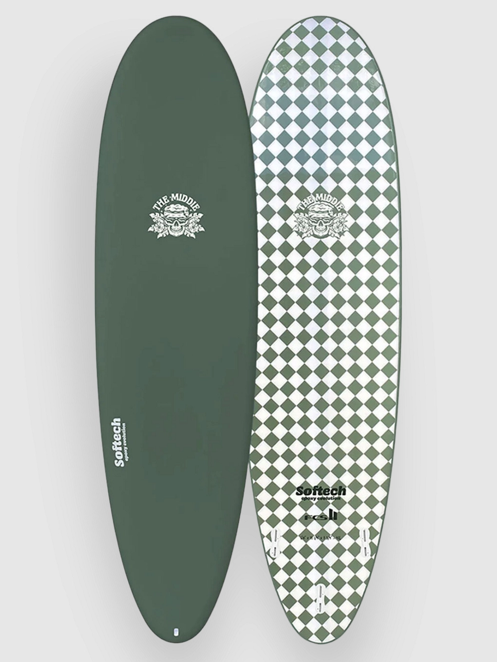 Softech Middie Jade Diamonds 6'4 Surfboard diamonds