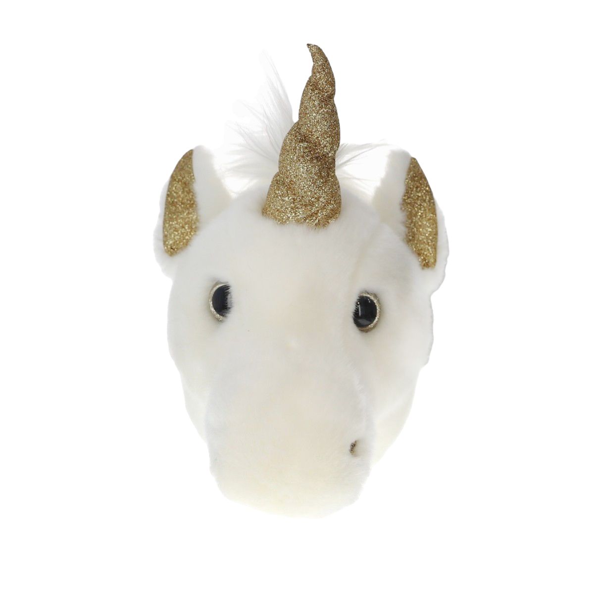 Trophée peluche tête de Licorne pailletée Frisette